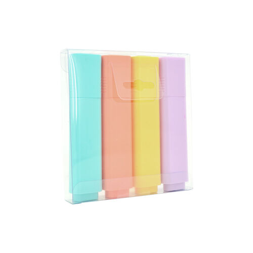 SET DE 4 MARCA TEXTOS CON ESTUCHE DE PVC Miniatura
