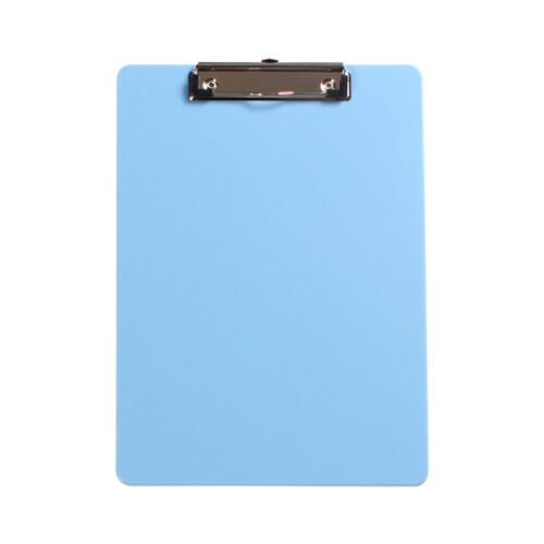 TABLA DE PLASTICO PORTA DOCUMENTOS CON CLIP DE ACERO INOXIDABLE Miniatura