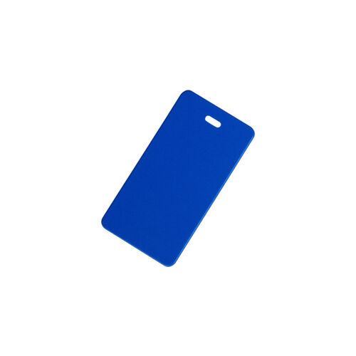 IDENTIFICADOR DE MALETAS FABRICADO EN PVC COLOR AZUL Miniatura