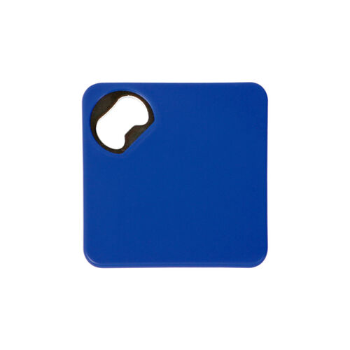 PORTA VASOS CON DESTAPADOR SUPERFICIE ANTI DERRAPANTE COLOR AZUL Miniatura