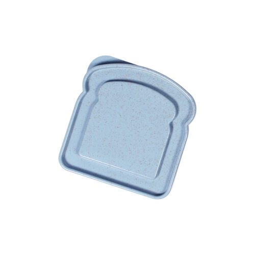 PORTA SANDWICH FABRICADO EN FIBRA DE TRIGO COLOR AZUL Miniatura
