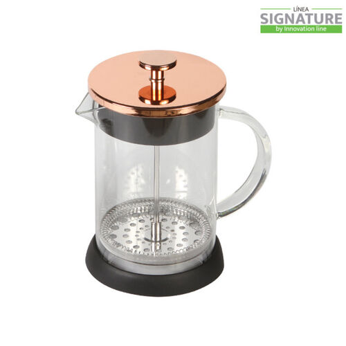 PRENSA FRANCESA DE 800ML CON DETALLES EN PLASTICO Y ACERO INOXIDABLE Miniatura