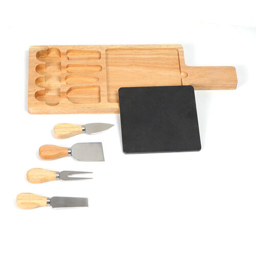 TABLA PARA QUESOS FABRICADA EN BAMBU Miniatura