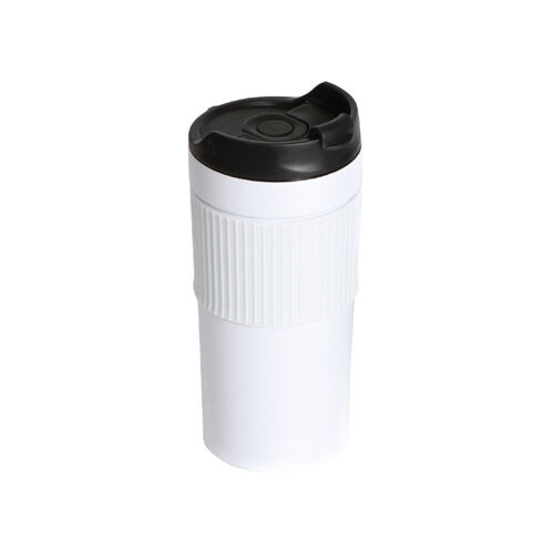 TERMO DOBLE PARED FABRICADO EN ACERO INOXIDABLE CON PRENSA PARA CAFE Miniatura