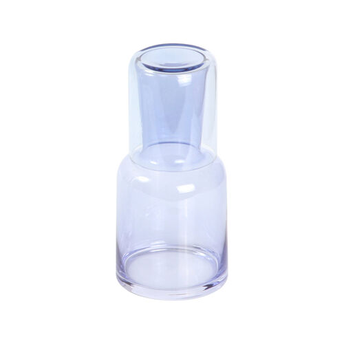 JARRA TRANSPARENTE FABRICADA EN BOROSILICATO CON CAPACIDAD DE 700ML. INCLUYE VASO Miniatura