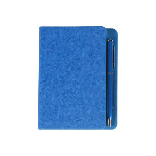 LIBRETA FABRICADA EN CURPIEL CON IMAN PORTA PLUMA Miniatura