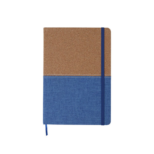 LIBRETA BI TONO CON PASTA DE CORCHO Y POLIESTER Miniatura