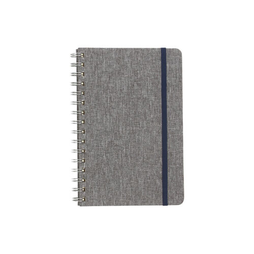 LIBRETA DE ESPIRAL A5 CON HOJAS RAYADAS FABRICADA CON CUBIERTA DE PET Miniatura