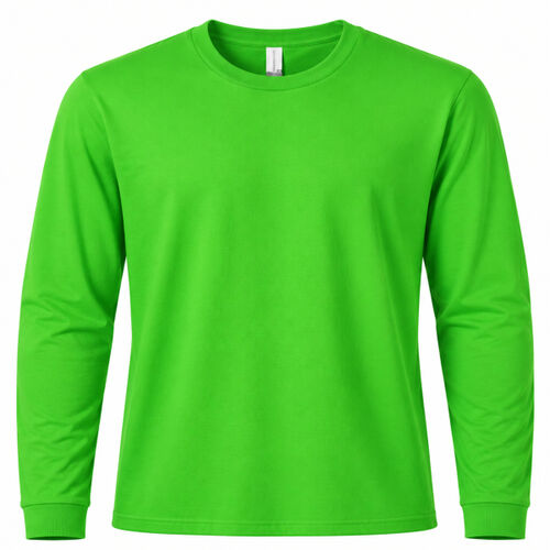 Playera Playerytees 410CL Unisex Algodón Cuello Redondo Manga Larga Miniatura