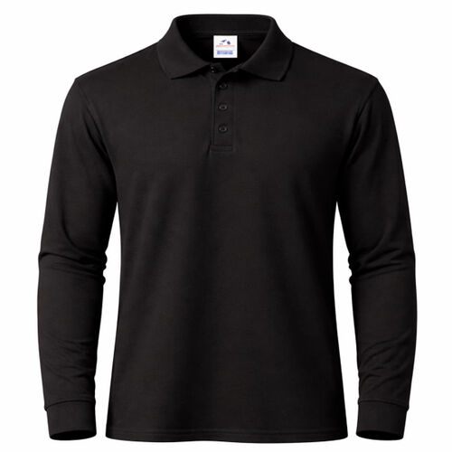 Polo Playerytees 600CL Caballero Algodón Cardado Manga Larga Miniatura