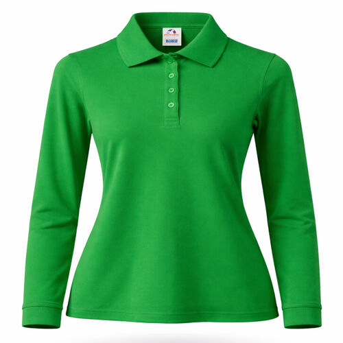 Polo Playerytees 600DL Dama Algodón Cardado Manga Larga Miniatura