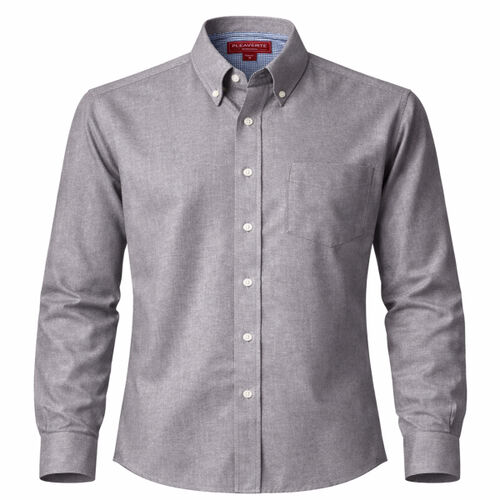 Camisa Playerytees 6001CL Caballero Oxford Manga Larga Miniatura