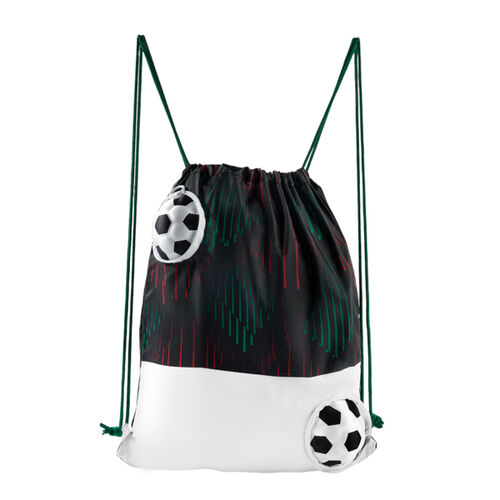 BOLSA-MOCHILA MÁGICA SOCCER NEGRO Miniatura